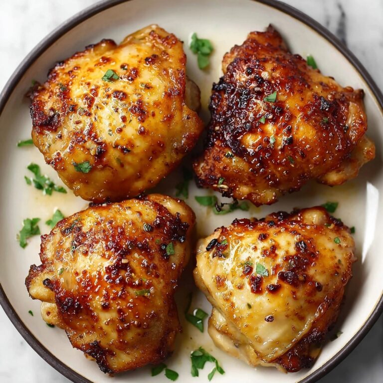 Oven Baked Boneless Chicken Thighs Recipe