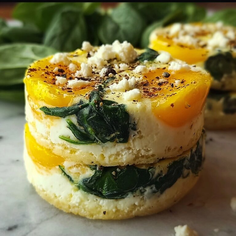 Spinach & Feta Egg Muffins Recipe
