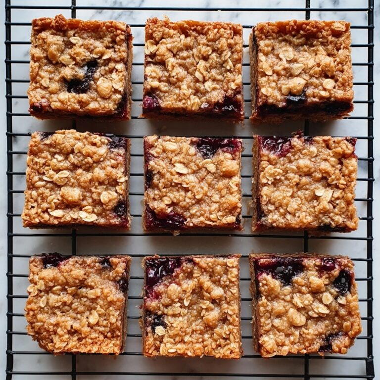 Blueberry Oatmeal Breakfast Bars Recipe