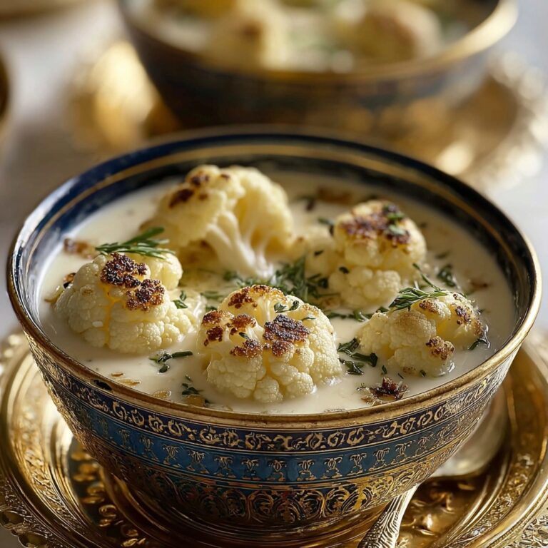 Mediterranean-Style Cauliflower Soup Recipe