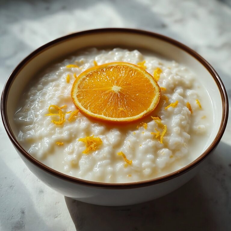 Creamy Orange Rice Pudding Recipe