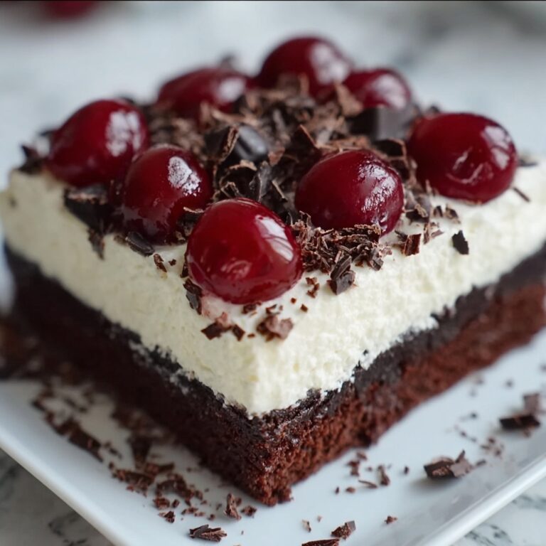 No-Bake Black Forest Slice Recipe