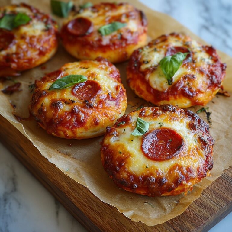 Delicious Pepperoni Mini Pizzas Recipe