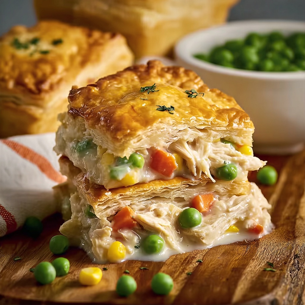 Chicken Pot Pie with Biscuits Recipe - Recipe Image