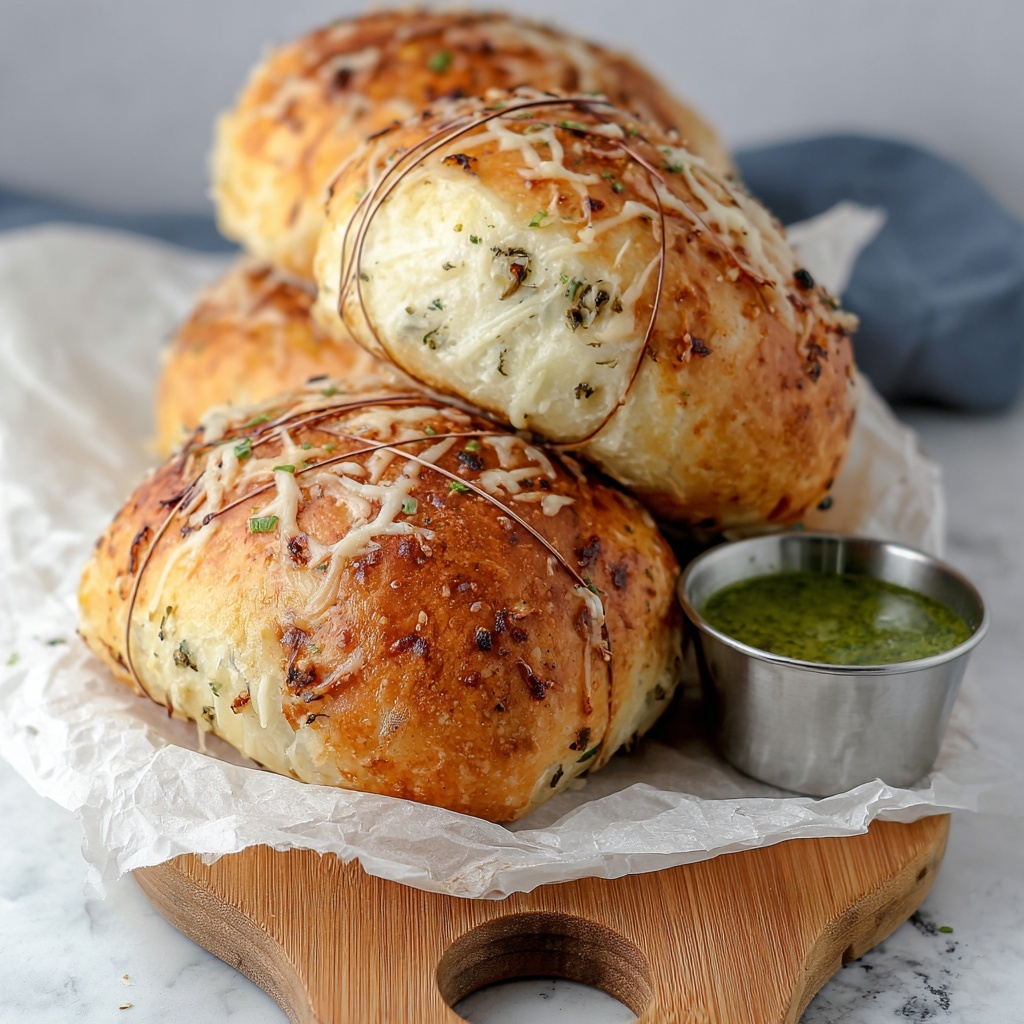 Italian Herbs Cheese Bread Recipe - Recipe Image
