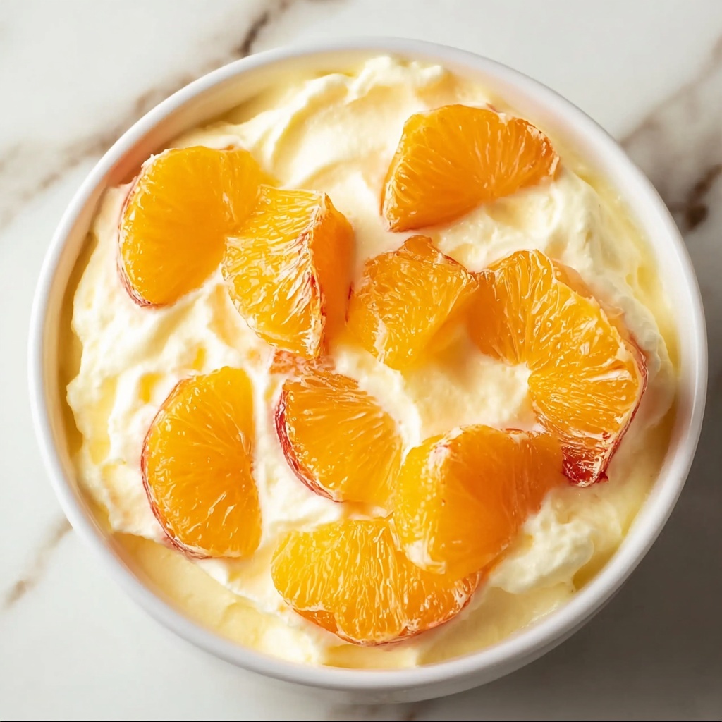 Peach Fluff Recipe - Recipe Image
