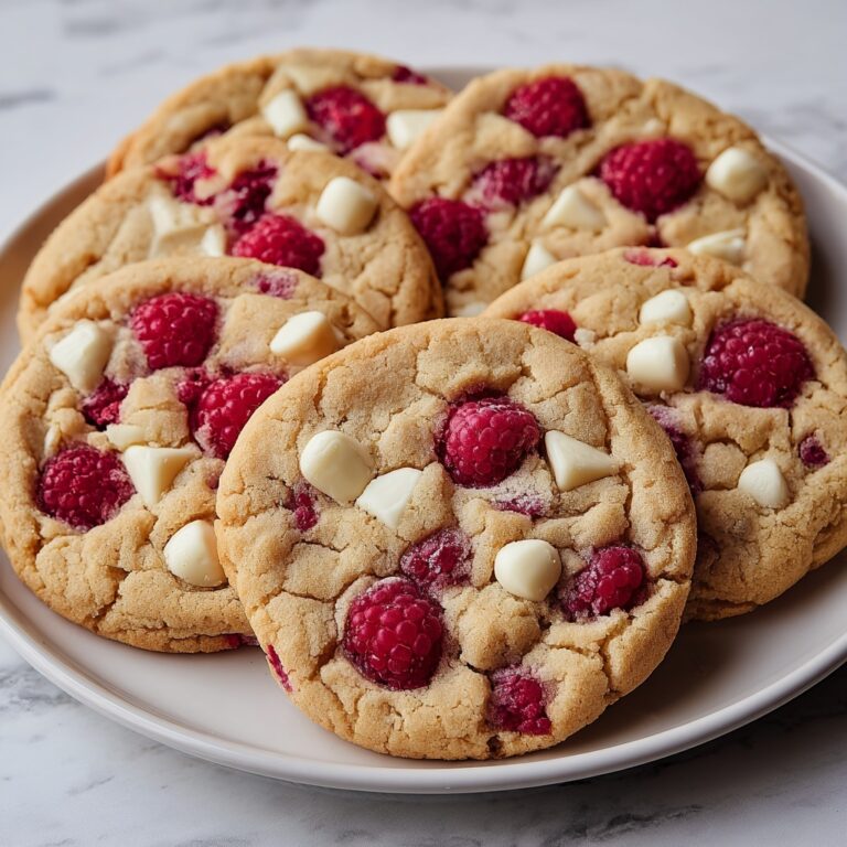 Raspberry and White Chocolate Cookies Recipe