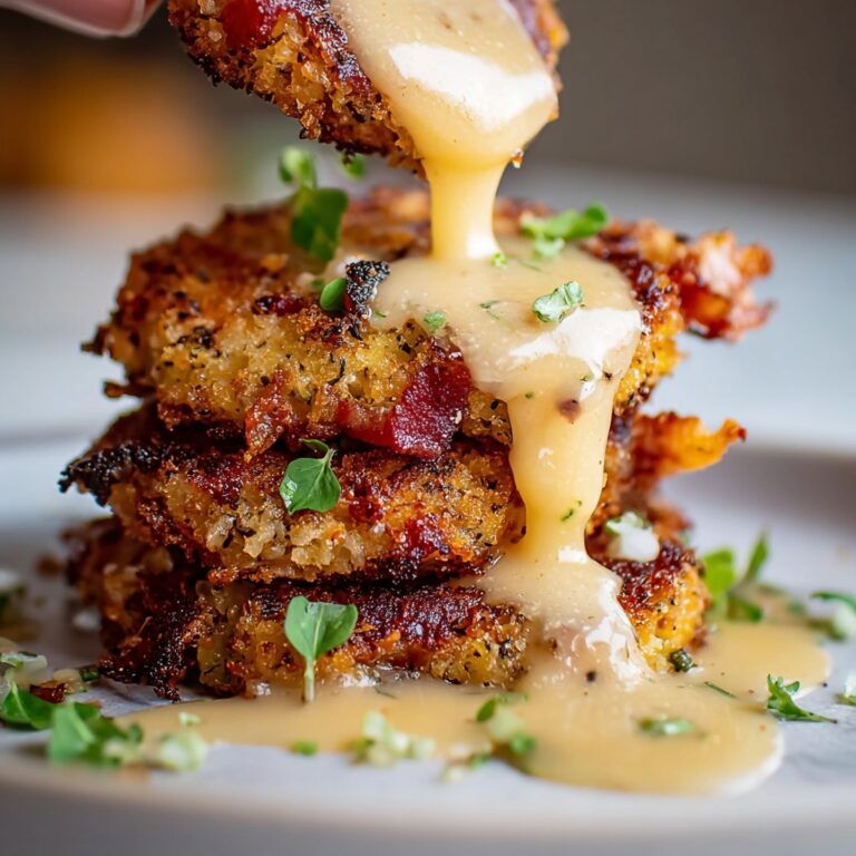 Grilled Shrimp and Cheddar Grit Fritters with Smoky Cream Recipe