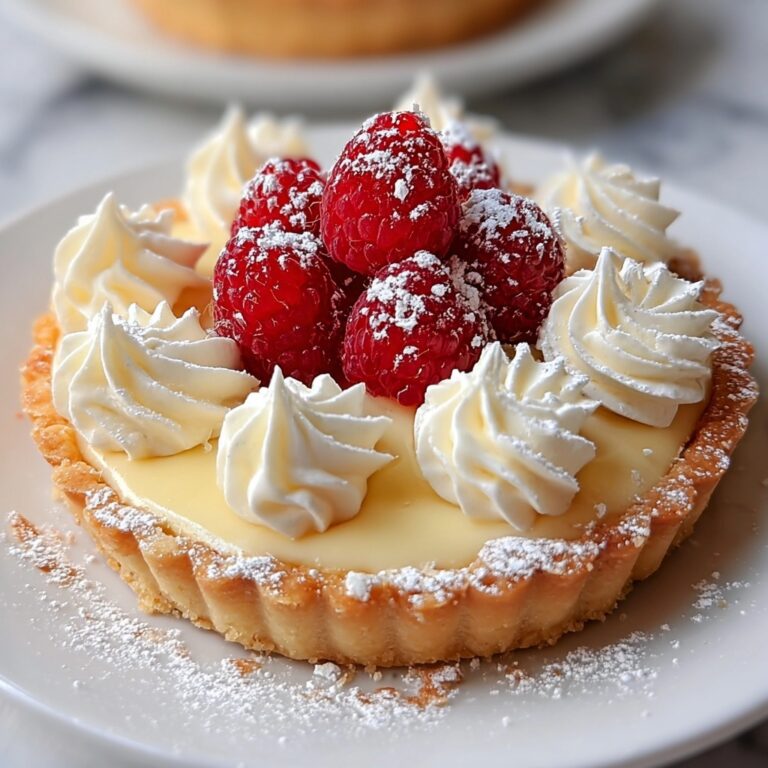 Rich White Chocolate Mousse Tart Recipe