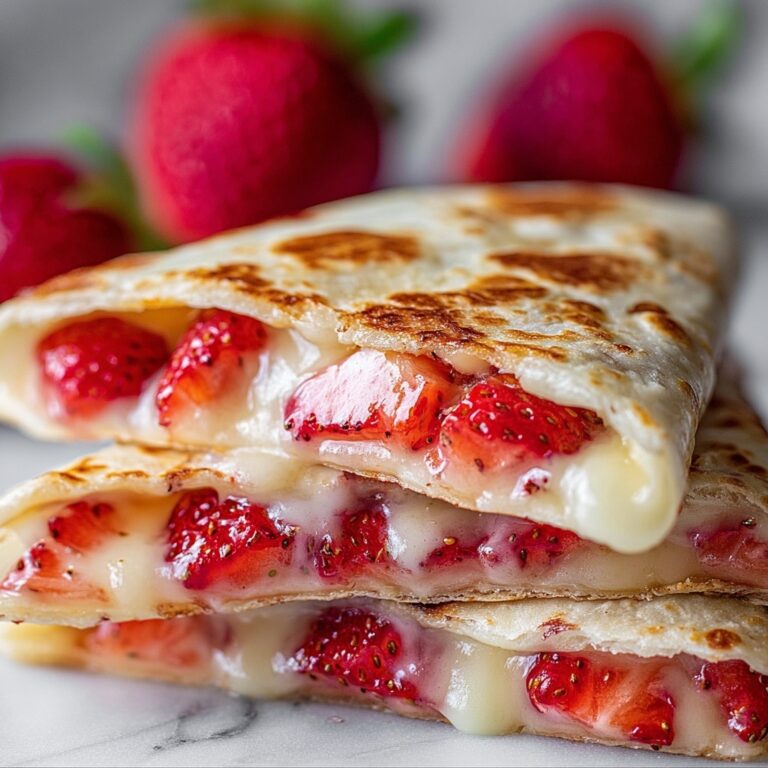 Strawberry Cheesecake Quesadilla Recipe