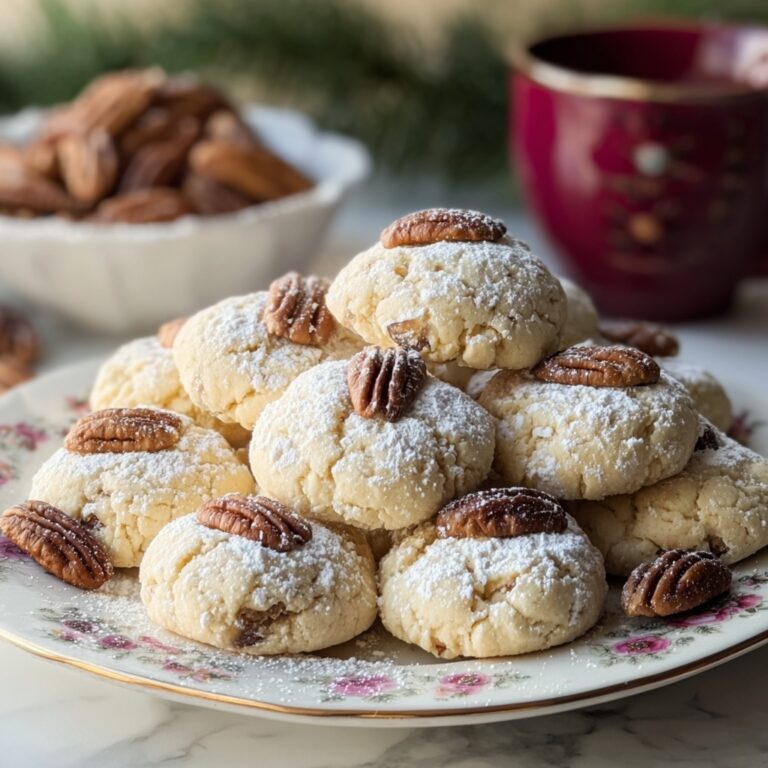 Buttery Pecan Snowball Cookies Recipe