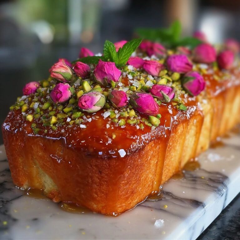 Pistachio Cardamom Rose Loaf Recipe