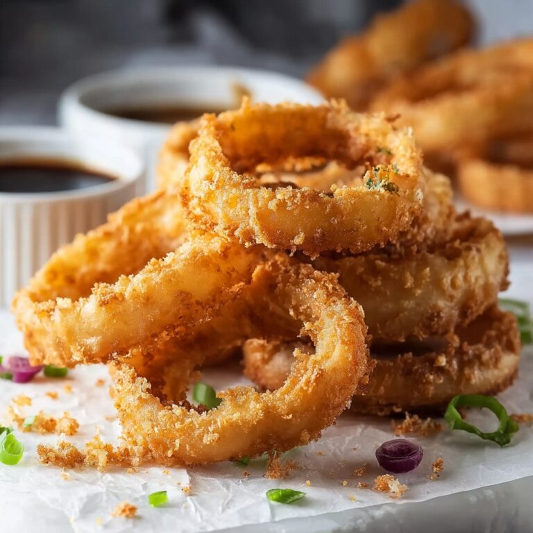 Crispy Homemade Onion Rings Recipe