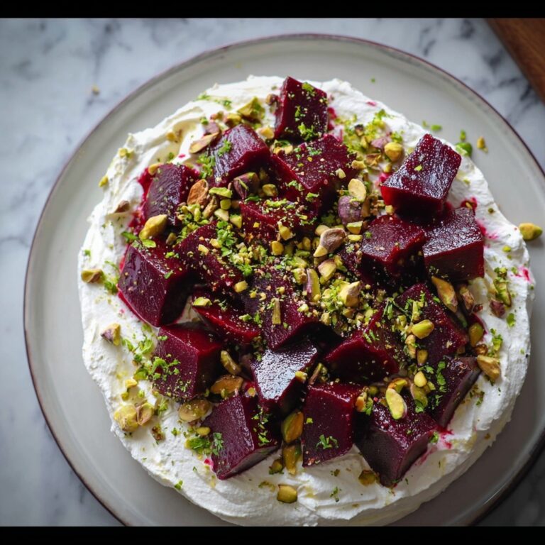 Whipped Feta with Roasted Beets & Pistachios Recipe