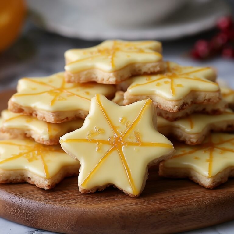 Cardamom Shortbread Cookies with Orange Glaze Recipe