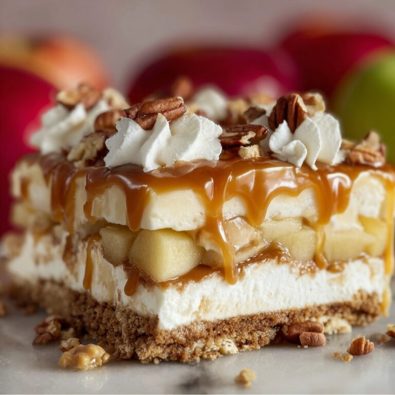 Caramel Apple Éclair Cake Recipe