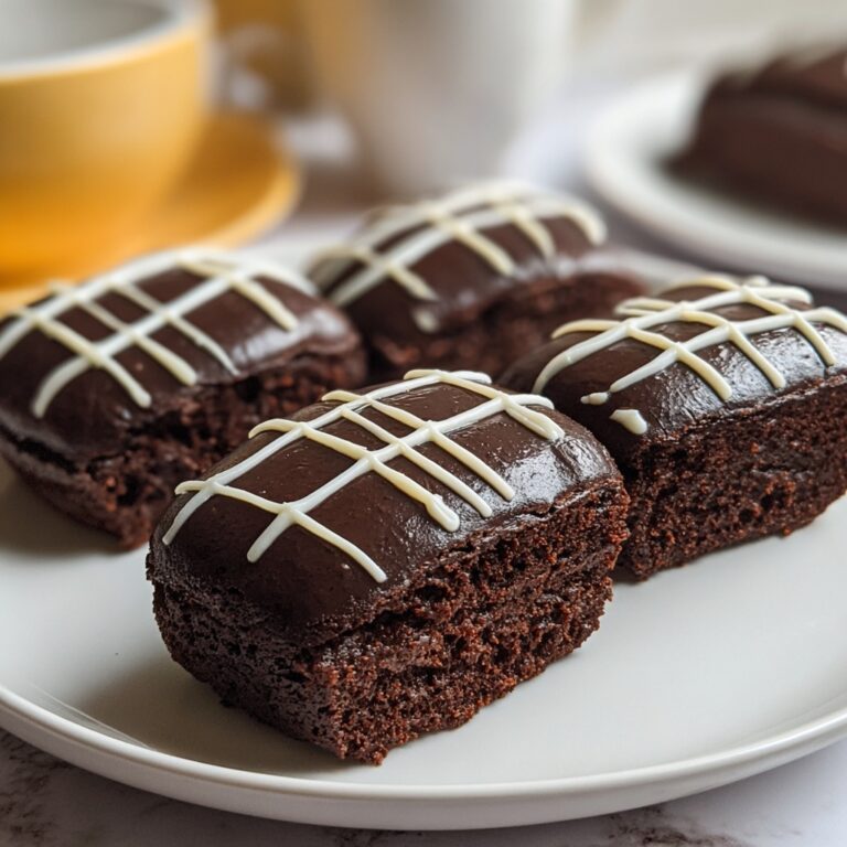 Fudgy Football Brownies Recipe
