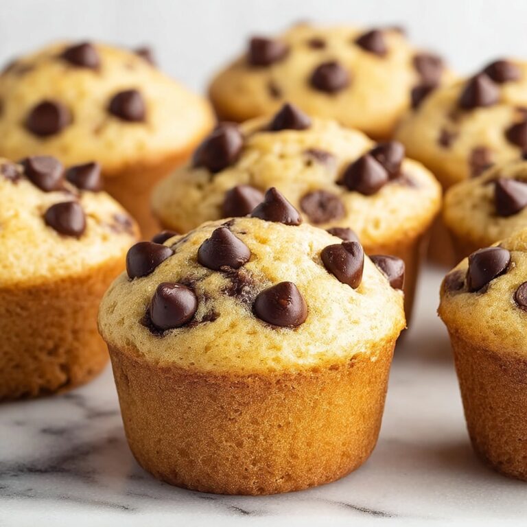 Mini Banana Muffins with Chocolate Chips Recipe