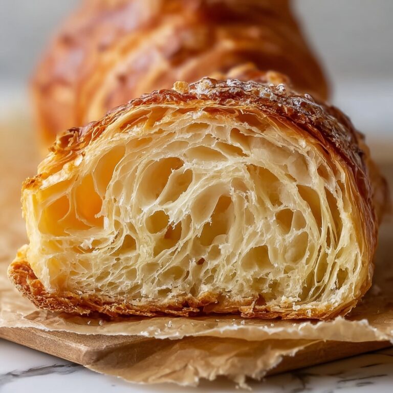 Flaky Sourdough Croissant Bread Recipe