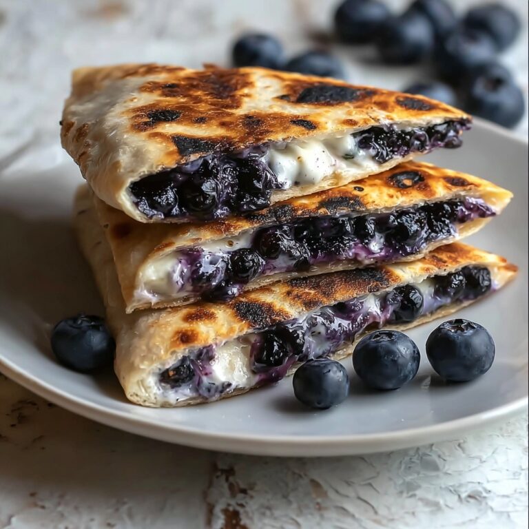 Blueberry Breakfast Quesadilla Delight Recipe