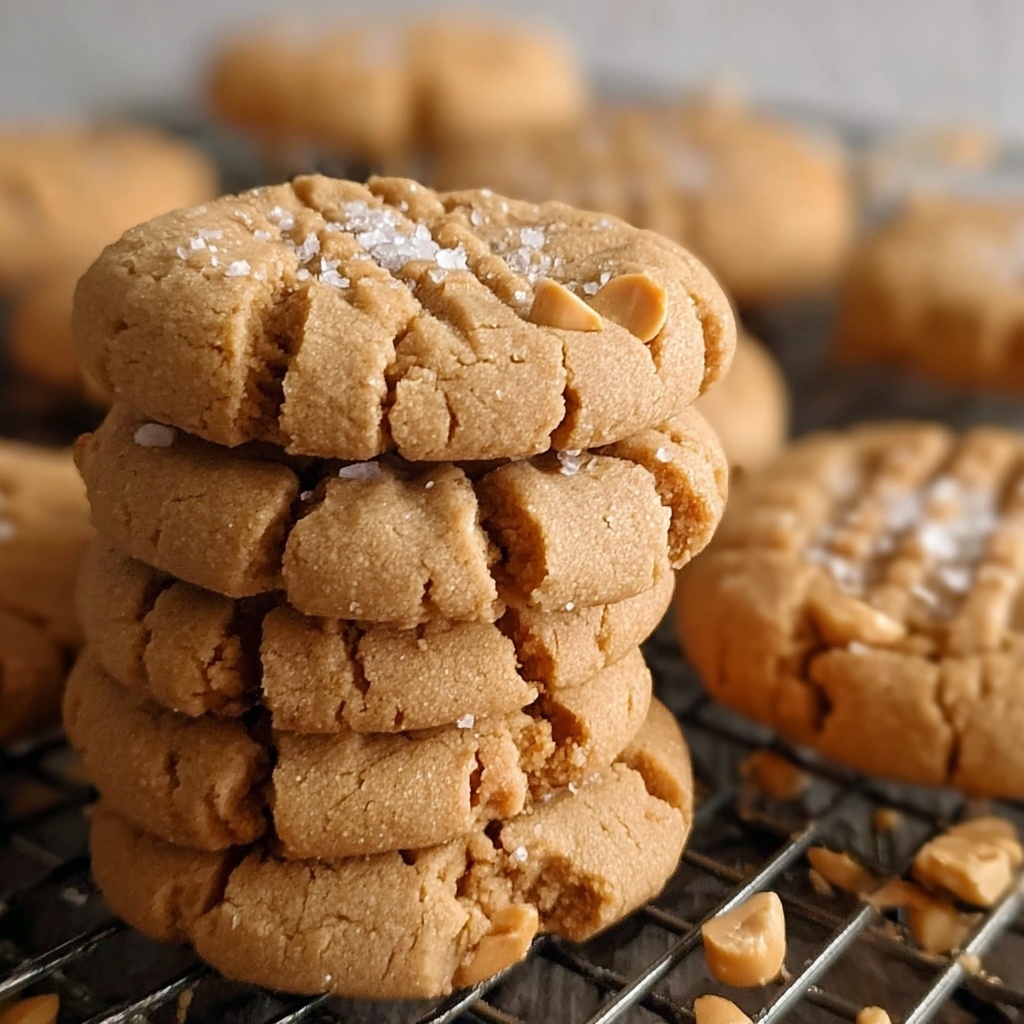 Gourmet Thick Peanut Butter Cookies Recipe - Recipe Image