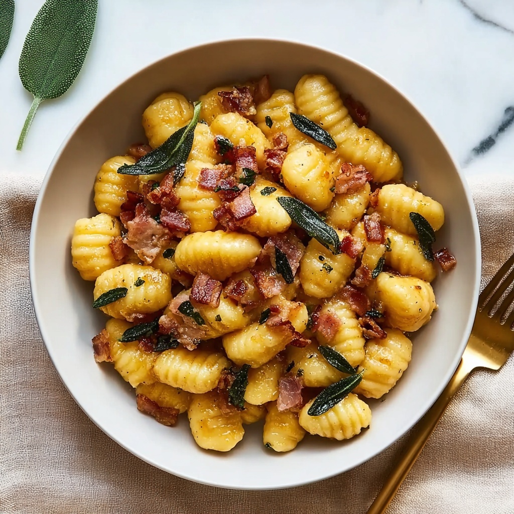 Gnocchi with Creamy Pumpkin Sage Sauce Recipe - Recipe Image