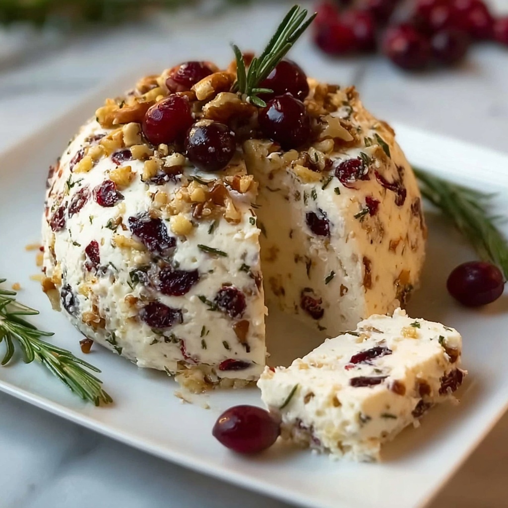 Homemade Vegan Cranberry Cashew Cheese Recipe - Recipe Image