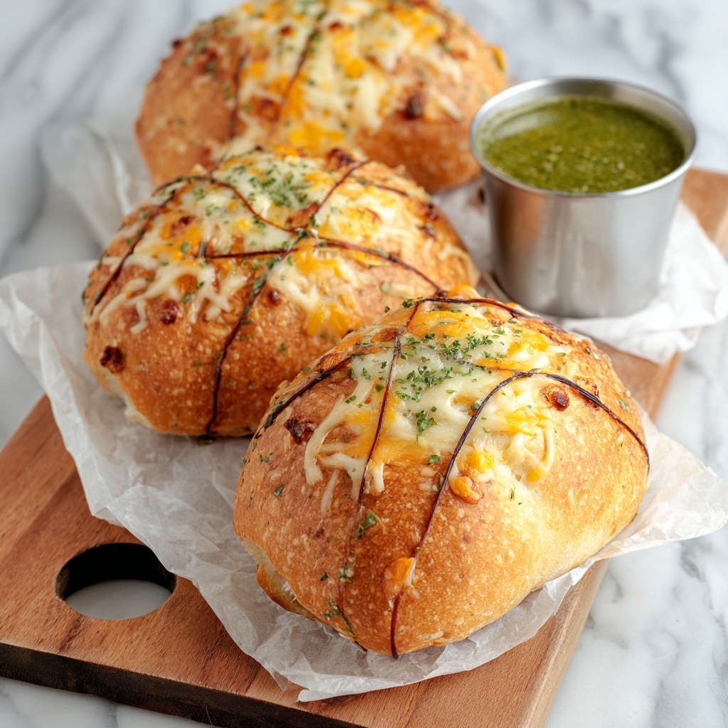 Italian Herbs Cheese Bread Recipe - Recipe Image