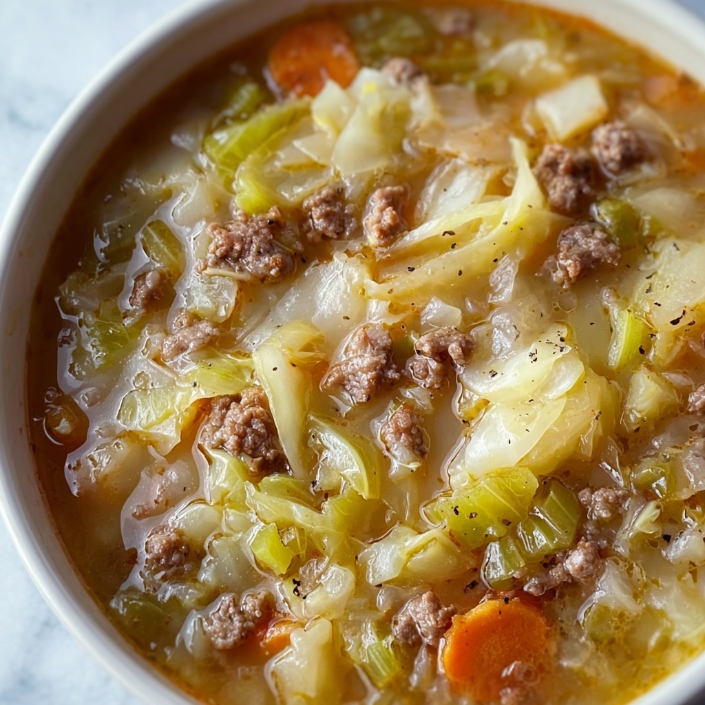 Cabbage Soup with Ground Beef Recipe - Recipe Image