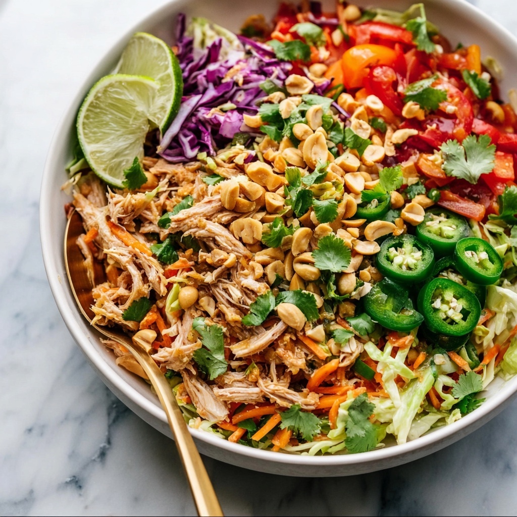 Vibrant Thai Chicken Salad Recipe - Recipe Image