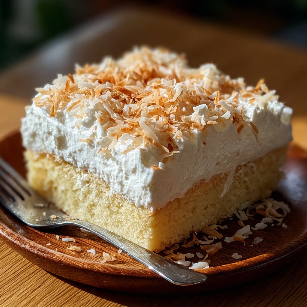 Coconut Cream Dream Cake Recipe - Recipe Image