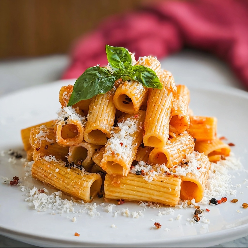 Spicy Basil Rigatoni: An Incredible Ultimate Recipe - Recipe Image