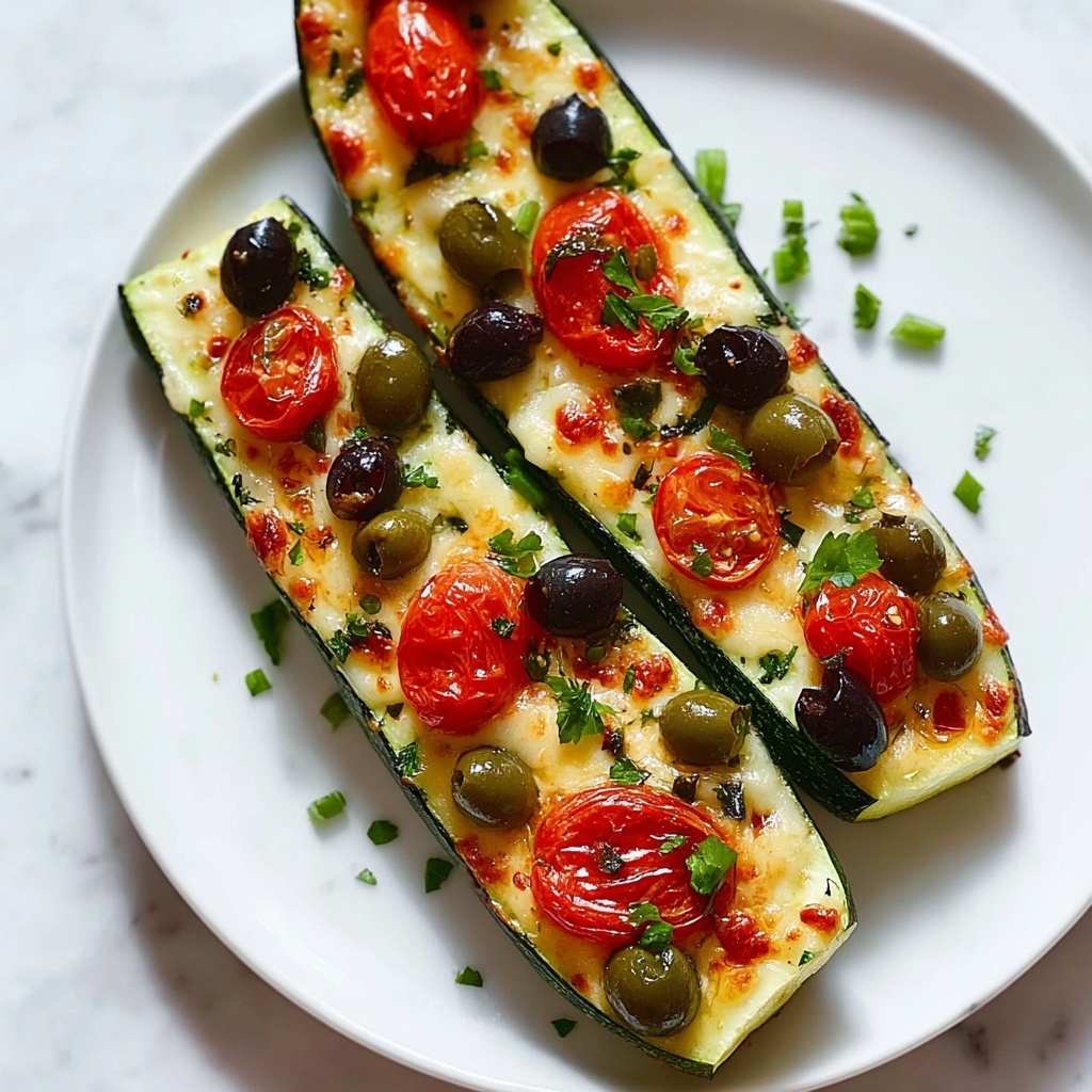 Mediterranean Stuffed Zucchini Recipe - Recipe Image